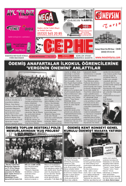 27.02.2014 Tarihli Cephe Gazetesi