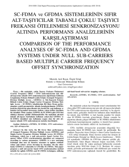 comparıson of the performance analyses of sc