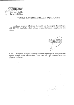 türkiye büyük millet meclisi başkanlığına