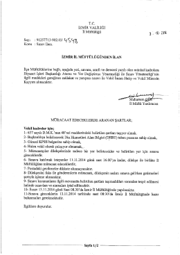 rc. izMİR vALtLIĞİ