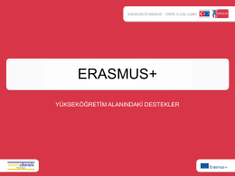 Erasmus+ Yükseköğretim Bilgilendirme Sunumu (KA1)