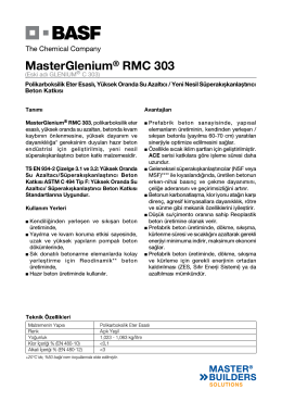 MasterGlenium® RMC 303