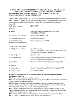 İLAN (11).pdf - Orman Genel Müdürlüğü