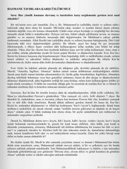 hasmane tavırlara mes] üslüeumuz