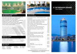 E-Broşür için tıklayınız - Wyndham Grand İzmir Özdilek