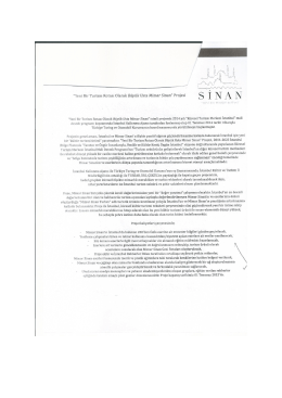 &ldquo;Yeni Bir Turizm Rotası Olarak B&uuml;y&uuml;k Usta Mimar