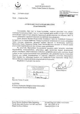 Araştırma İzini Klavuzu içn tıklayınız.