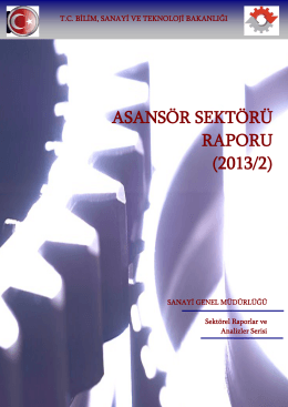 Asansör Sektör Raporu 2013-2