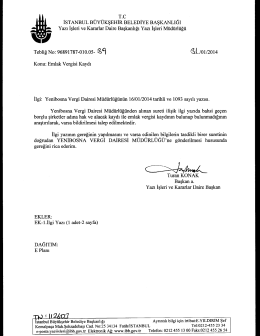 OneTouch 4.6 Scanned Documents - İstanbul Büyükşehir Belediyesi