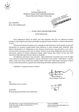 A&ccedil; - T&uuml;rkiye Kamu Hastaneleri Kurumu