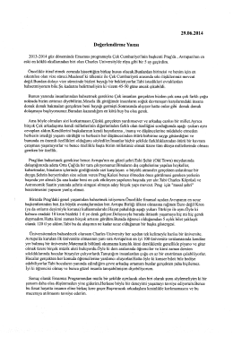 Charles University için Değerlendirme
