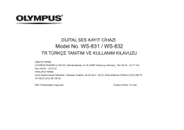 Model No. WS-831 / WS-832