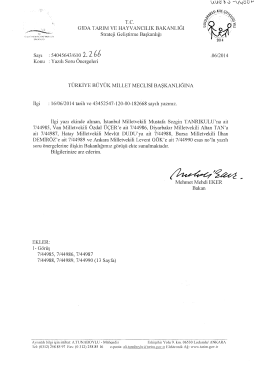 Cevap - T&uuml;rkiye B&uuml;y&uuml;k Millet Meclisi