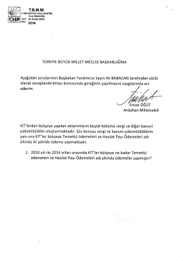 türkiye büyük millet meclisi başkanlığına