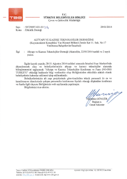 T.C. - Kazısız Teknolojiler Türkiye Zirvesi
