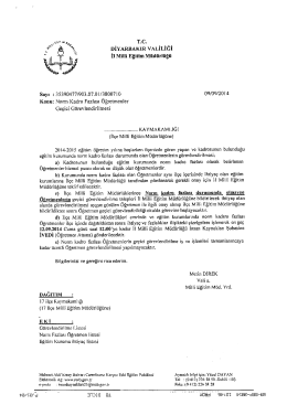 &ldquo;Wii, Te. - Dicle İl&ccedil;e Milli Eğitim M&uuml;d&uuml;rl&uuml;ğ&uuml;