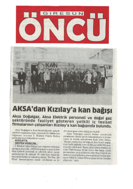 04 Şubat 2015 - (Ordu) (Giresun)