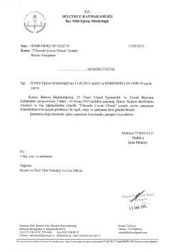 `1&not;.C. - Milli Eğitim Bakanlığı