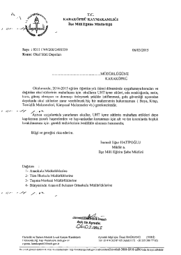 OneTouch 4.6 Scanned Documents - karaköprü ilçe milli eğitim