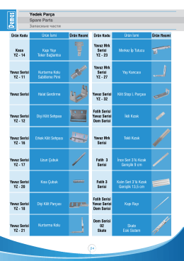 Yedek Par&ccedil;a - Demas Asans&ouml;r