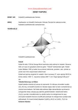 İndir (PDF, 233KB) - Kimya Ders Notları