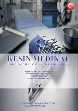 katalog3 - Kesin Medikal, Otoklav, Sterilizasyon, Ankara Otoklav