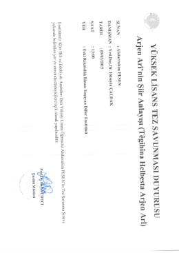 abdurrahim pesen`in tez savunma duyurusu i&ccedil;in tıklayınız.