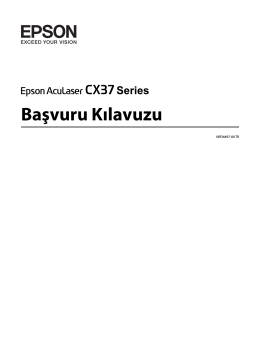 Epson AcuLaser CX37 Series