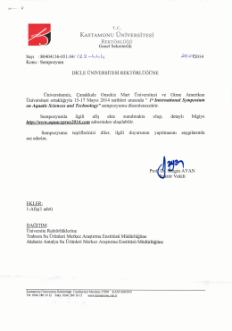 Symposium on Aquatic Sciences and