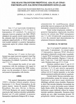 Tam Metin (PDF) - Turkish Journal of Urology