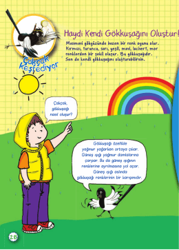 &not; &ldquo;f _ Haydi Kendi G&ouml;kkuşağını Oluştur!