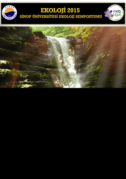 Afişi indirmek i&ccedil;in tıklayınız. - Ekoloji 2015 Sinop &Uuml;niversitesi