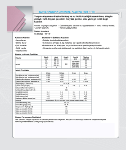 su ve yangına dayanıklı al&ccedil;ıpan (wr + fr)