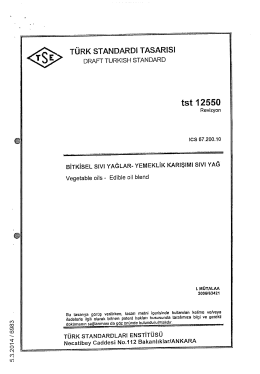 tst 12550 Standart Tasarısına Ulaşmak İçin Tıklayınız