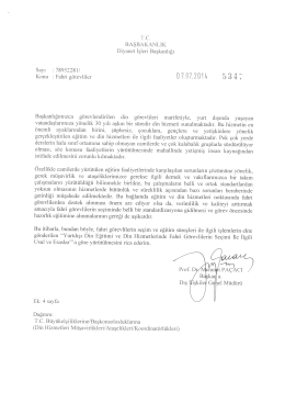 fahri görevlilik sınavı usul ve esasları