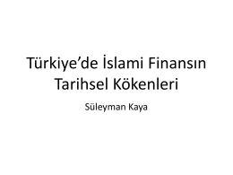 Süleyman Kaya - Borsa İstanbul