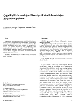 Çoğul kişilik bozukluğu (Dissosiyatif kimlik