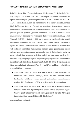 08/04/2014 tarihli ve 2014/DK-ETD/200 sayılı Kurul