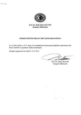 türkiye büyük millet meclisi başkanlıgına