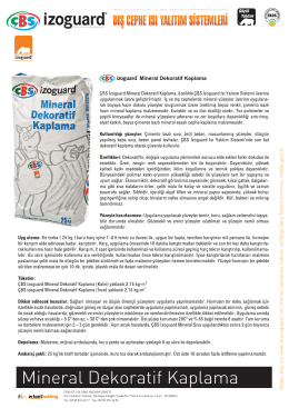 cbsizoguard-yalıtım levha yapıştırma harcı