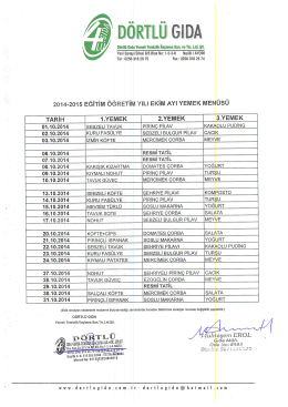 D&ouml;rtl&uuml; Gıda Yemek Temizlik-İla&ccedil;lama San. ve Tic. L&icirc;d. Şii. Yeni