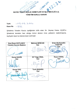 Üye Sn.Zeynep Hansu UÇAR istifası