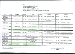 G&ouml;rmek İ&ccedil;in Tıklayınız... - Uludağ &Uuml;niversitesi Hukuk Fak&uuml;ltesi