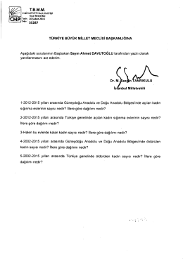 S`" i 35287 - Türkiye Büyük Millet Meclisi