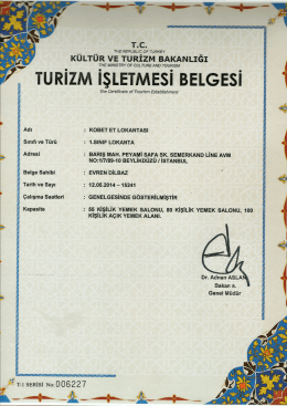 T c K&uuml; LT&uuml; R vE TuR&iacute;zM BAKANLIGI