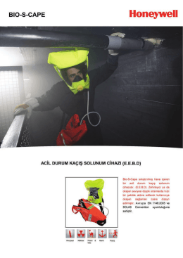 Bio-S-Cape Acil Durum Solunum Cihazı