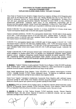 Olasılıkta Bağımsız Olay Projesi - Çanakkale İl Milli Eğitim Müdürlüğü