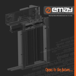 emay katalog - EMAY Automatic Doors