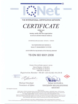 TSE Uluslararası Belgelendirme Ağı