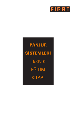 PANJUR SİSTEMLERİ TEKNİK EĞİTİM